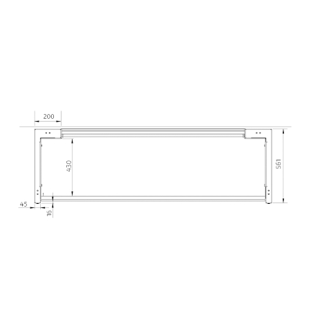 Dimensiones - Sistema de elevación para encimeras cocina - Granberg Sidelift 6400